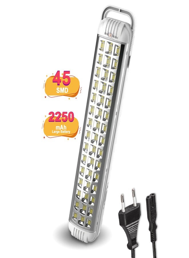 اختر احتياجاتك مصباح طوارئ قابل لإعادة الشحن (45 مصباح LED) (أبيض) - Image 1